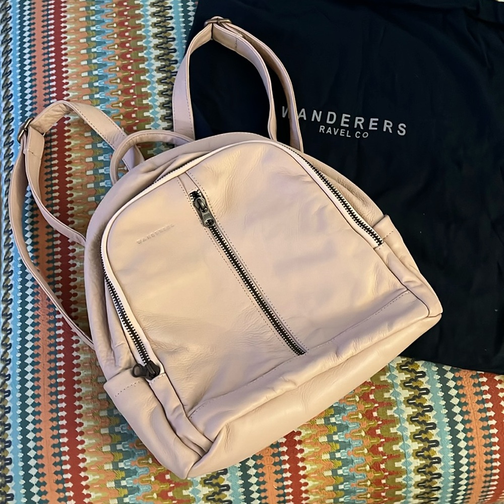 Wanderers Travel Company Leather Backpack